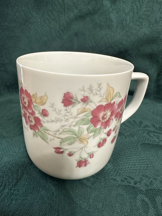 Чешки розов порцелан-големи чаши мъг за кафе, чай и Royal Dux Bohemia