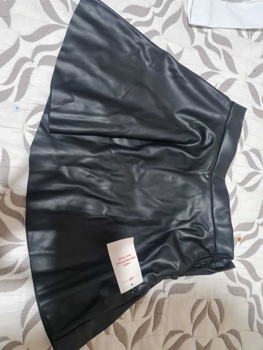 Юбка новая H&M кожанка рост 134, 8 лет