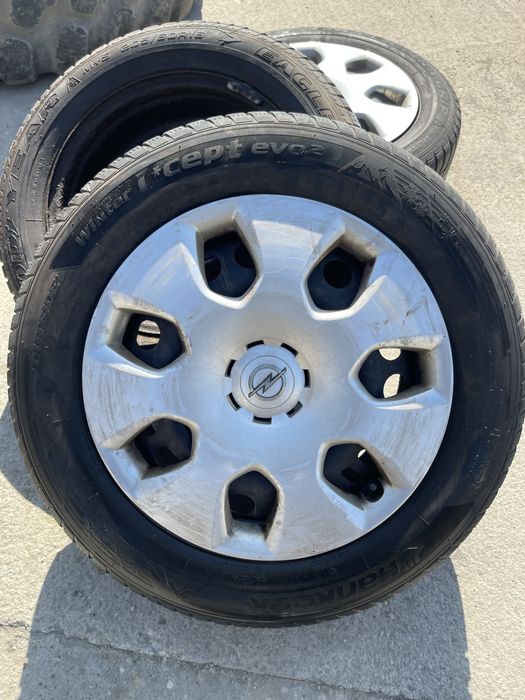 Set jante tabla Opel  cu anvelope de iarna 205 60 R16