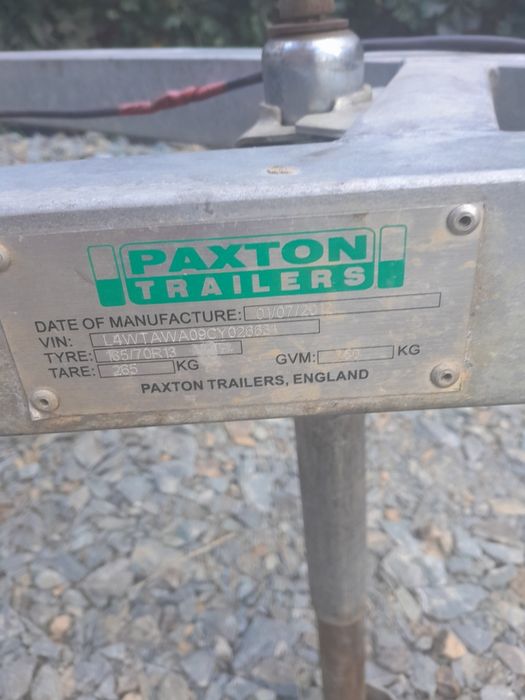 Remorca 750 kg an 2012