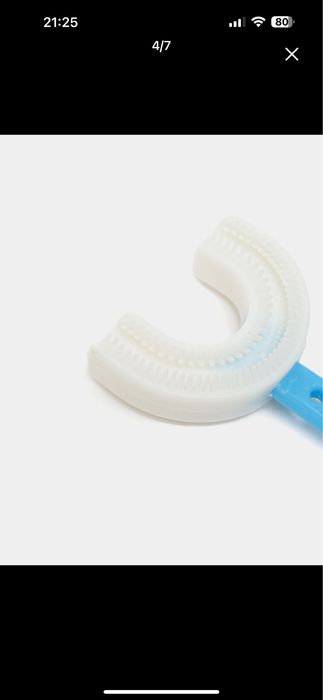 Детская зубная щетка U образной формы