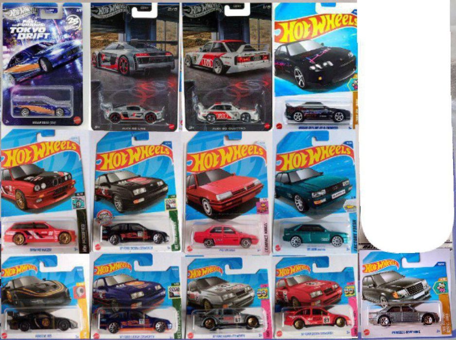 33 модели автомобилей Hot Wheels
