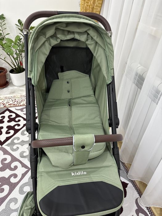прогулочная коляска DADU Kidilo в оливковом цвете.