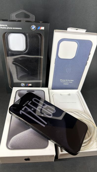 Iphone 15 Pro Max Black Titanium 256GB