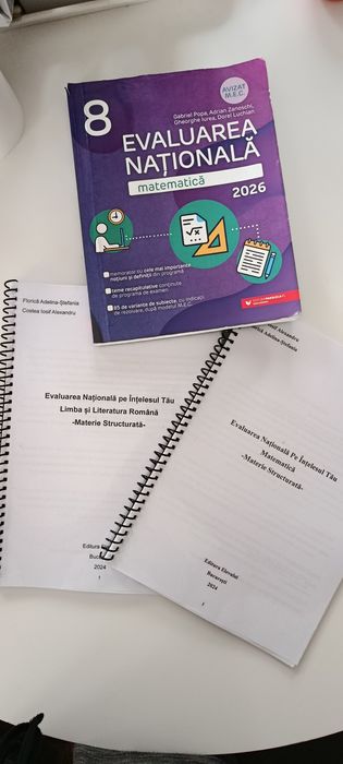 Clasa a 8 a Evaluare nationala matematică și literatura