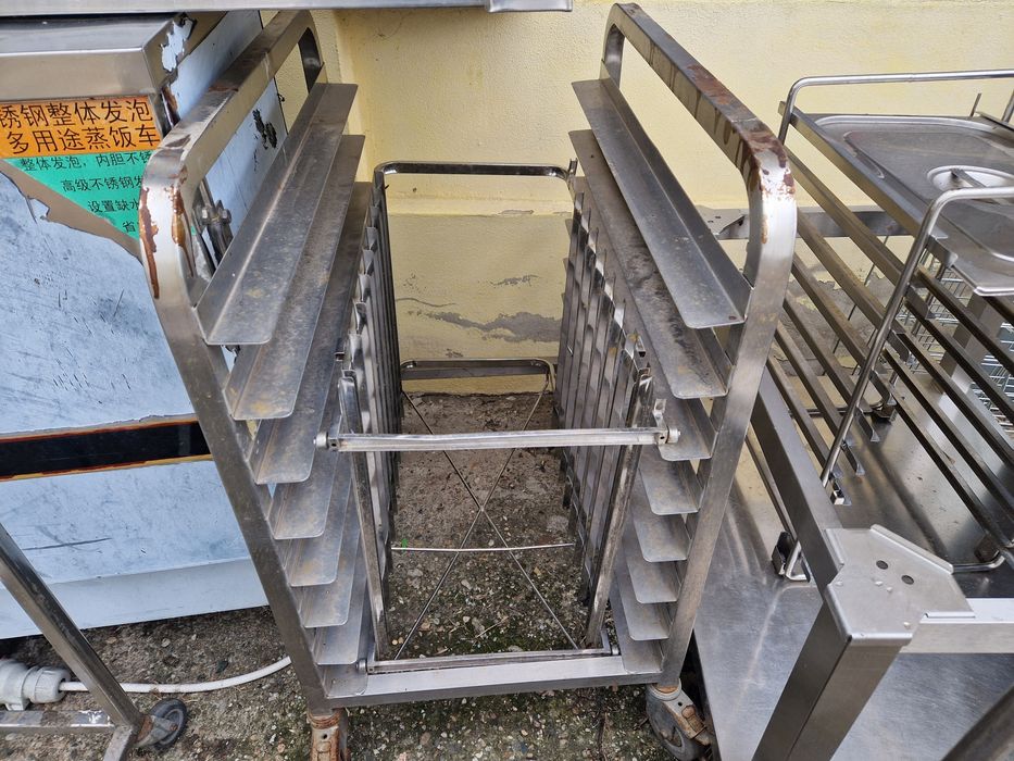 Suport inox pentru gratar, friteuza , cuptor convectie sai pizza,