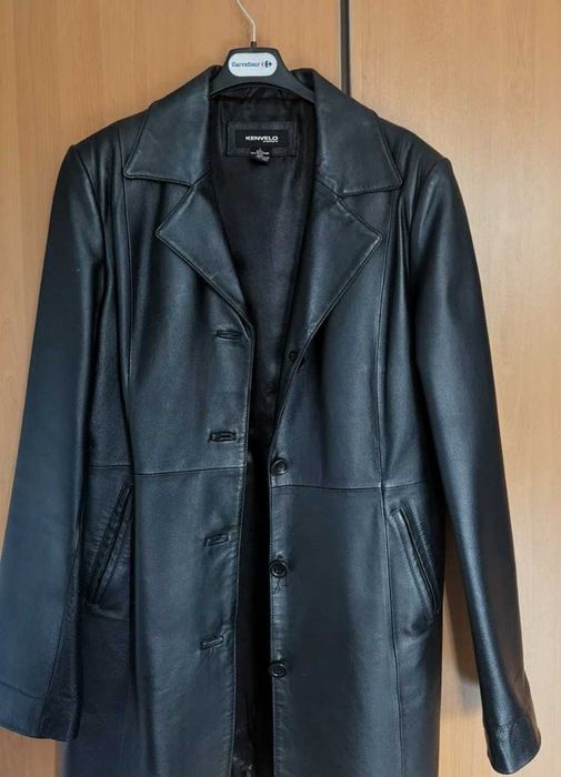 Palton Piele Naturală KENVELO – Look Elegant, Stare Excelentă