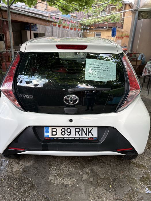 Toyota Aygo 2018 1.0 benzină foarte economică 96.000 km reali stare foarte bună