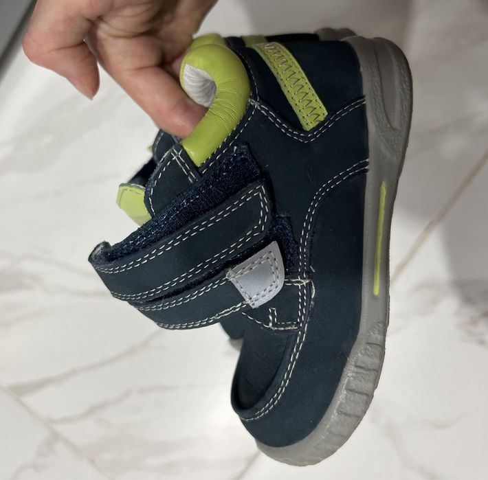 Кожаные ботинки на весну