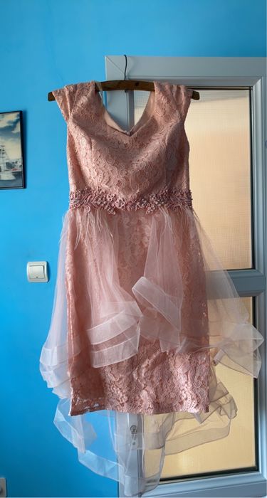 Rochie roz, marimea 38, M