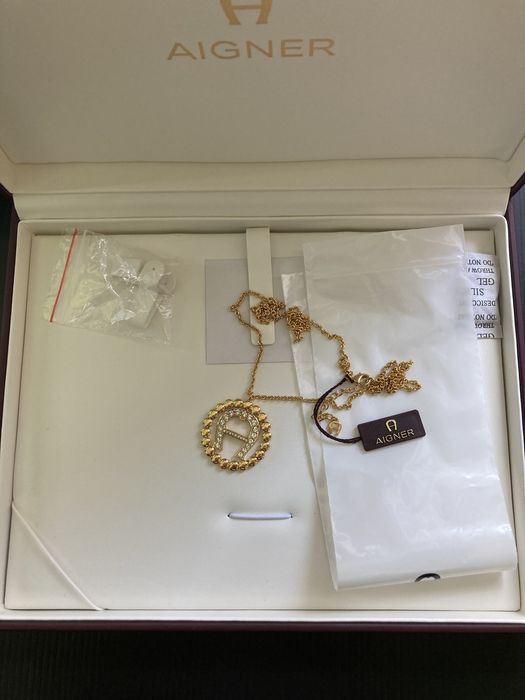 Колие "Aigner", златист цвят