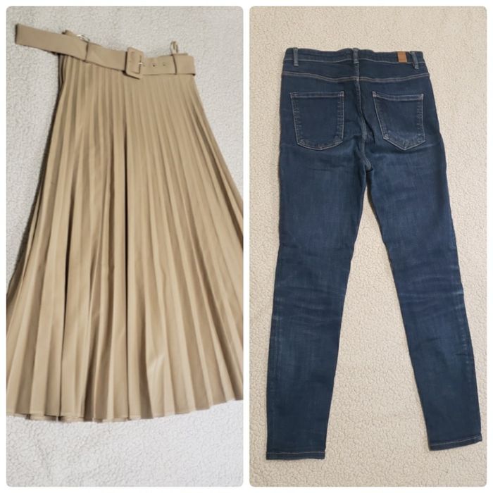 Вещи Zara: джинсы, юбка, кофточка