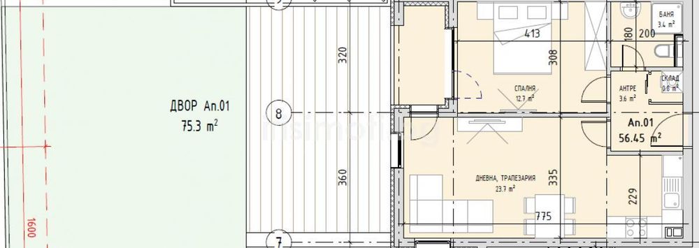 Продава се Двустаен апартамент в София, Малинова долина - 68 кв.м за 1833 €/кв.м - Снимка #7