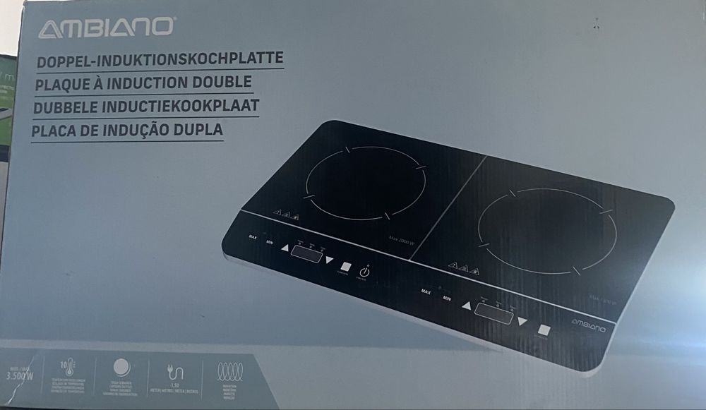 Plita inductie dubla AMBIANO 3500w