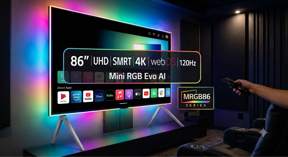 Televizor/Телевизор LG Mini RGB Evo AI UHD SMART 4K webOS 120hz