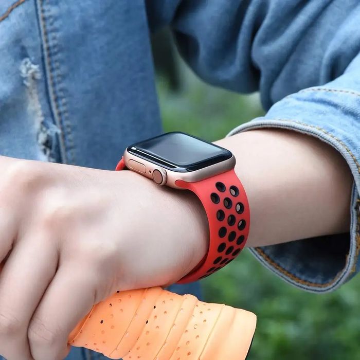Силиконови каишки Silicone Nike за Apple Watch ULTRA/SE/11/10/9/8/7/6