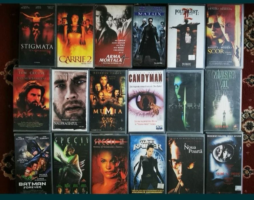 Casete filme VHS de Top 100 VHS