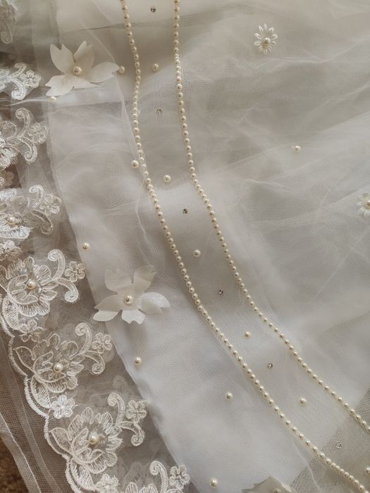 Белое свадебное платье для девочки