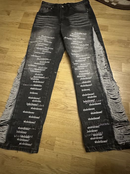 Pantaloni who decides war- foarte negociabil
