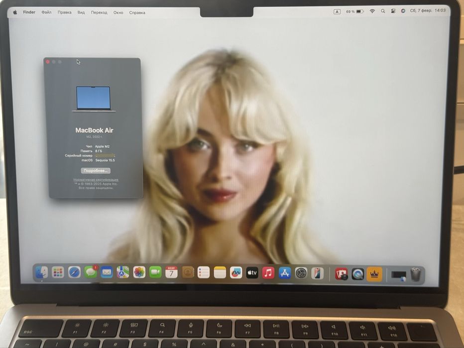 Macbook Air M2 2022 г