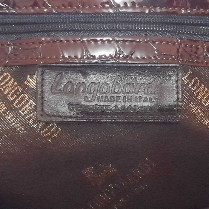 Longobardi Итальянская Лаковая сумка