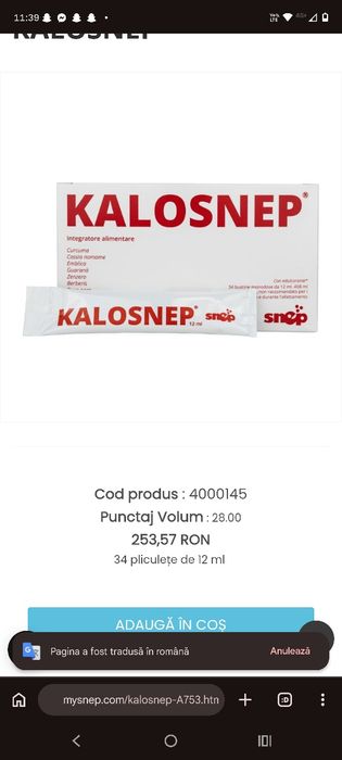 Kalosnep produse Snep
