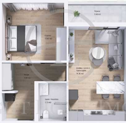 Продава се Двустаен апартамент в Пловдив, Каменица 2 - 69 кв.м за 1598 €/кв.м - Снимка #5