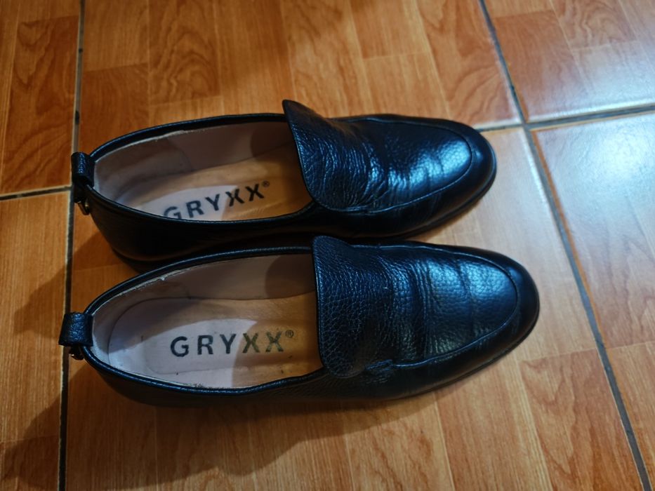 Gryxx pantofi dama negri, de piele, Nr. 38
