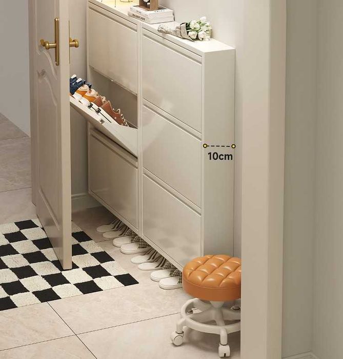 Узкая обувница/ обувница для дома/ обувной шкаф для прихожей комнаты