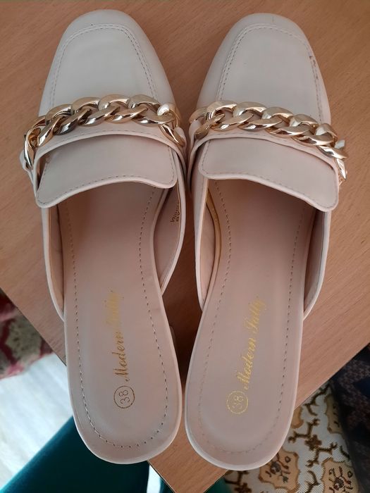 Туфли - мюли на каблуках