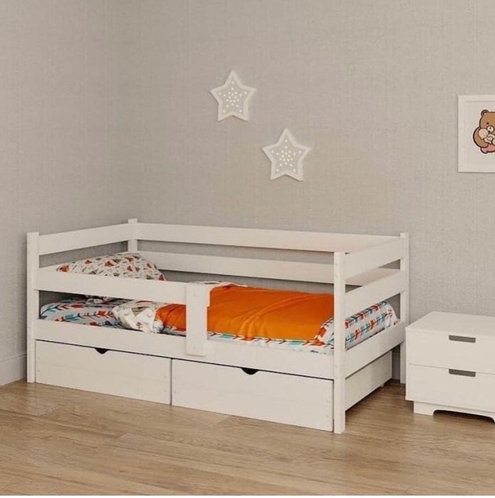 Детская Кровать с ящиками для хранения