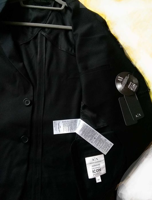 Оригинално мъжко сако Armani Exchange A/XMen's Icon Blazer 42-L ново!