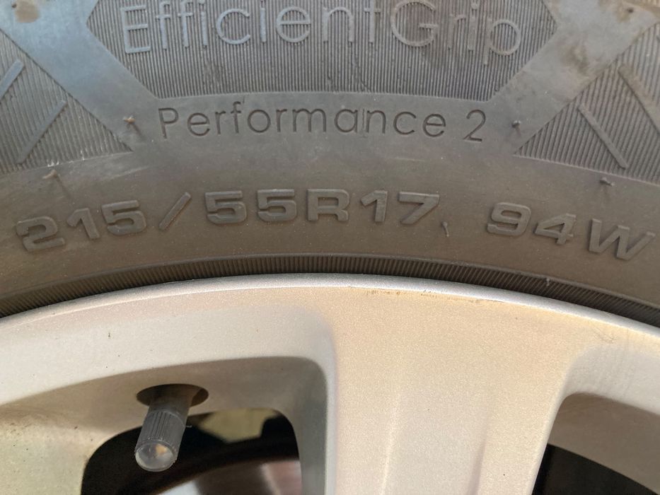 Jante subaru impreza wrx R17 5x100 anvelope GoodYear vara 215 55 R17