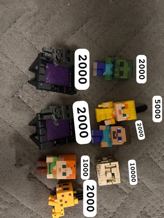 Фигурки Minecraft