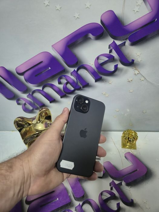 iPhone 15 Black 5G 128GB Baterie Originală:78%.Preṭ fix!