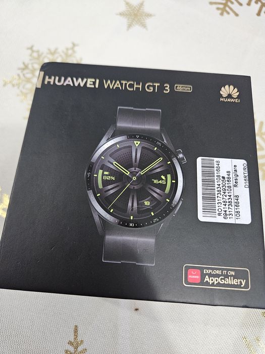 Smartwatch Huawei Watch GT3, 46mm, Active Edition, Negru