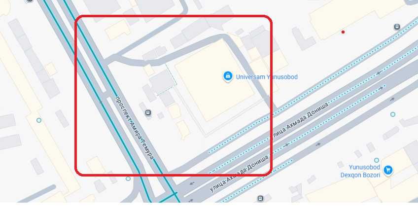 Ўқув маркази, ресторан, шоурум, клиника учун бомба локация, Универсам