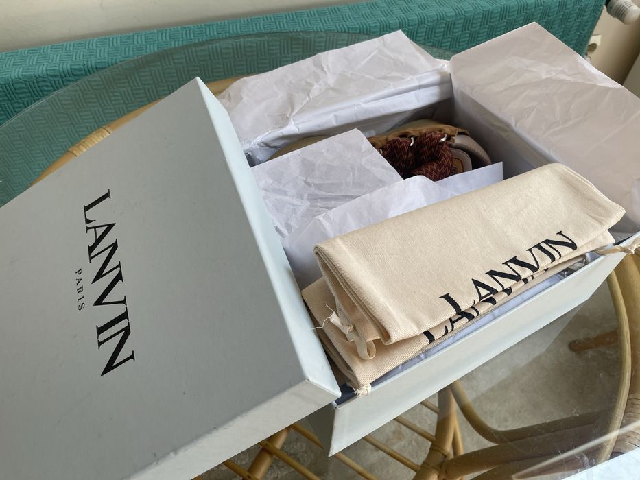 Lanvin Curb “Tan Leather Wheat”