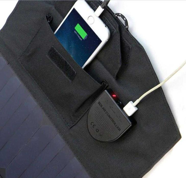 ALLPOWERS™ 18V 21W Сгъваем Соларен Панел 3х SUNPOWER® Слънчев Комплект