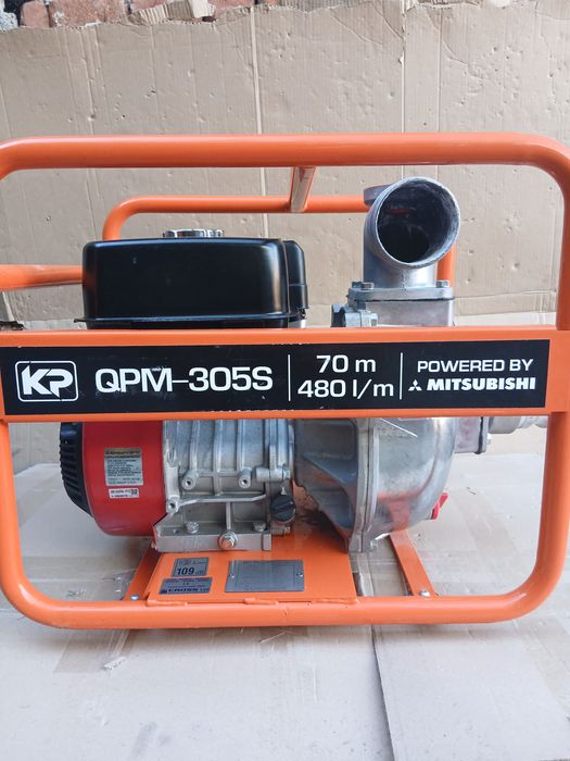 Водна помпа / мотопомпа KP Pump 3” Mitsubishi – 480 л/мин – като нова, само 50 часа работа