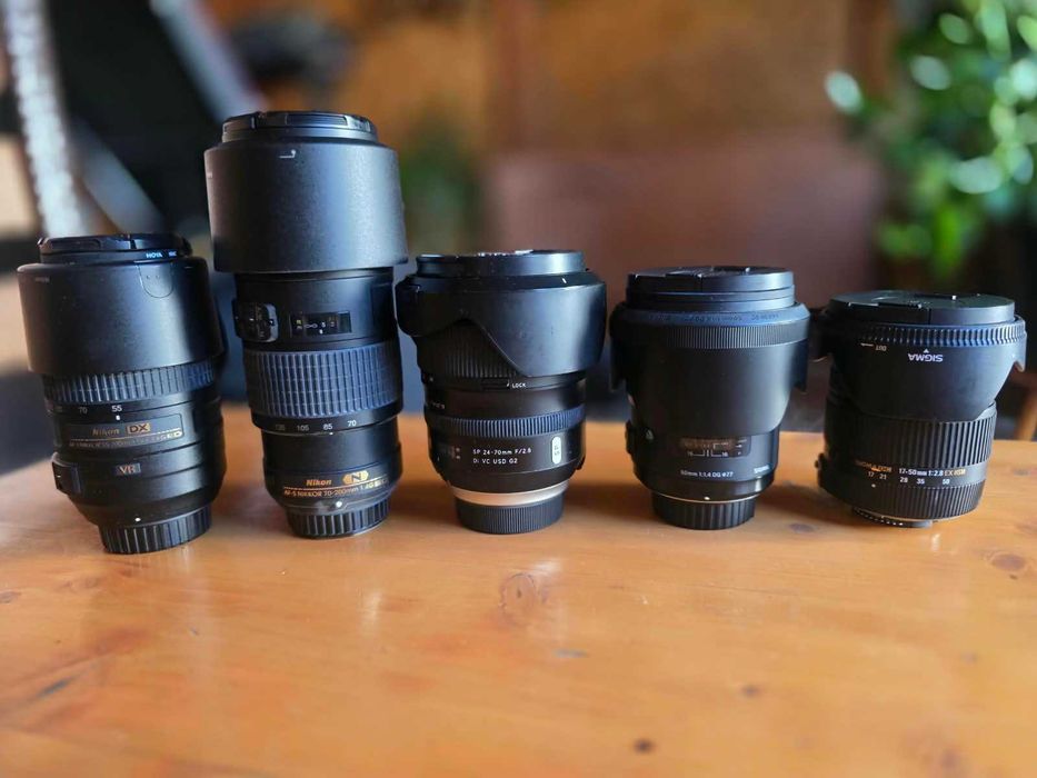 Aparat foto DSLR NIKON D750, NIKON D7100, TAMRON 24-70, Nikon 70-200, Sigma Art 50mm, Nikon 17 50, Nikon 55 300 + accesorii