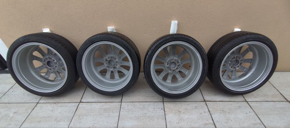 Set roti BMW 5x120 R18 cu anvelope de vara