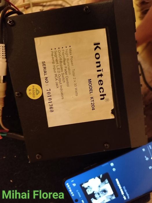 Egalizator grafic auto Konitech 10 benzi