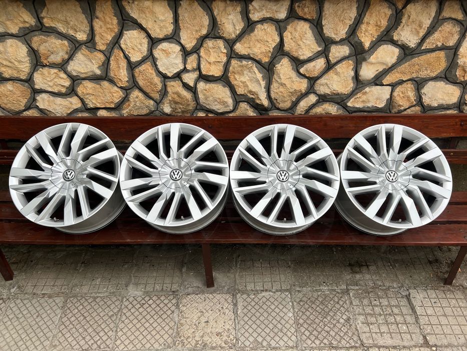 КАТО НОВИ!!! Джанти 19 5х112 Фолксваген Туарег Djanti 19 5x112 VW Touareg Originalni