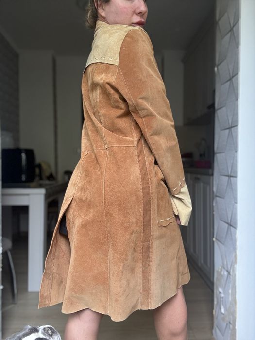 Palton Vintage piele întoarsă