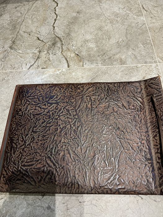 Стара,кожена папка за албум,цена 7 лв.