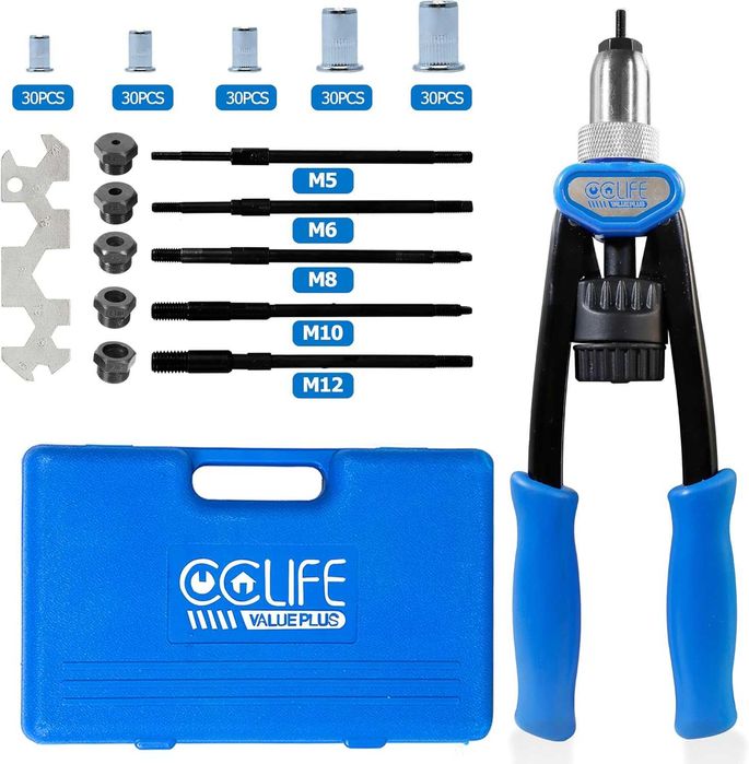 Set de clești pentru piulițe pentru nituri CCLIFE