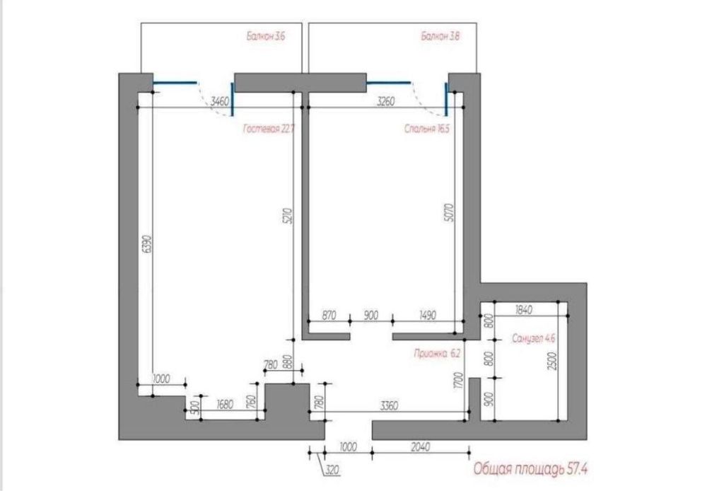 Квартира ЖК Regnum Plaza 2/3/14 53 м2