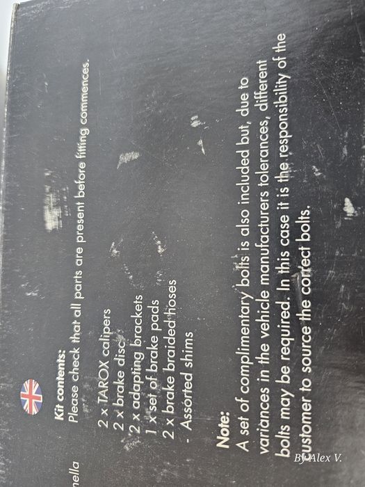 Kit frane Tarox F2000 Fiesta ST MK8