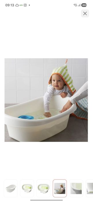 Ванночка для новорожденных ikea